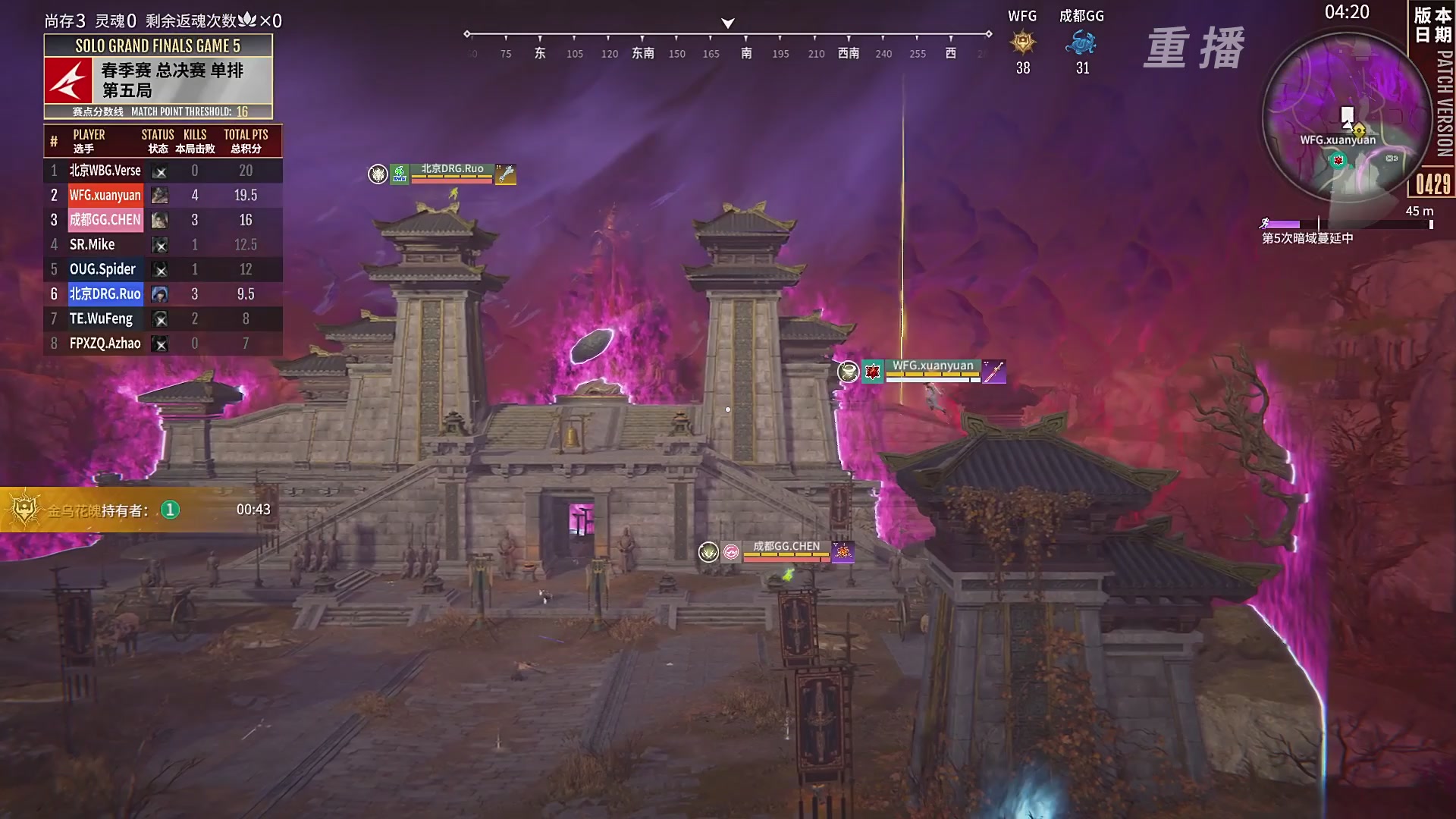 【重播】2026年亚运会电子竞技赛事永劫无间资格赛 Day2