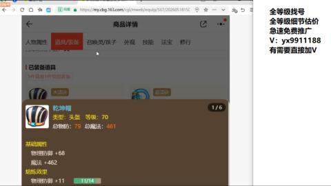 全等级帮找号细节估价