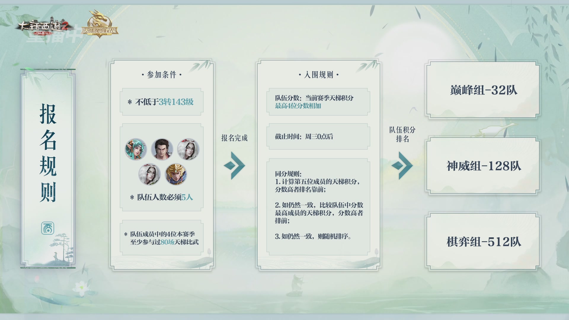 【重播】《大话西游2经典版》天梯巅峰战夏季赛