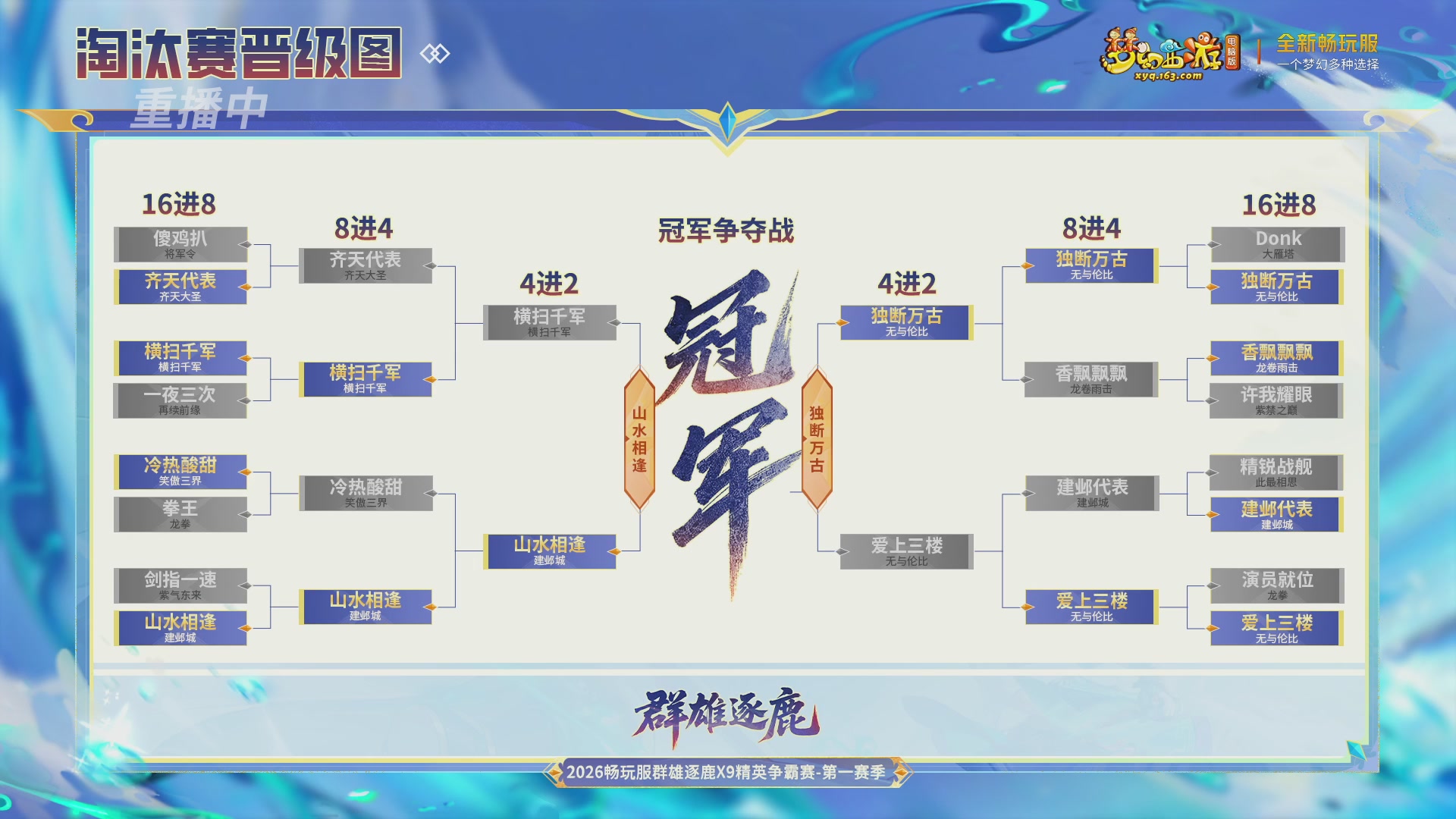 【重播】2026畅玩服群雄逐鹿第一赛季-决赛
