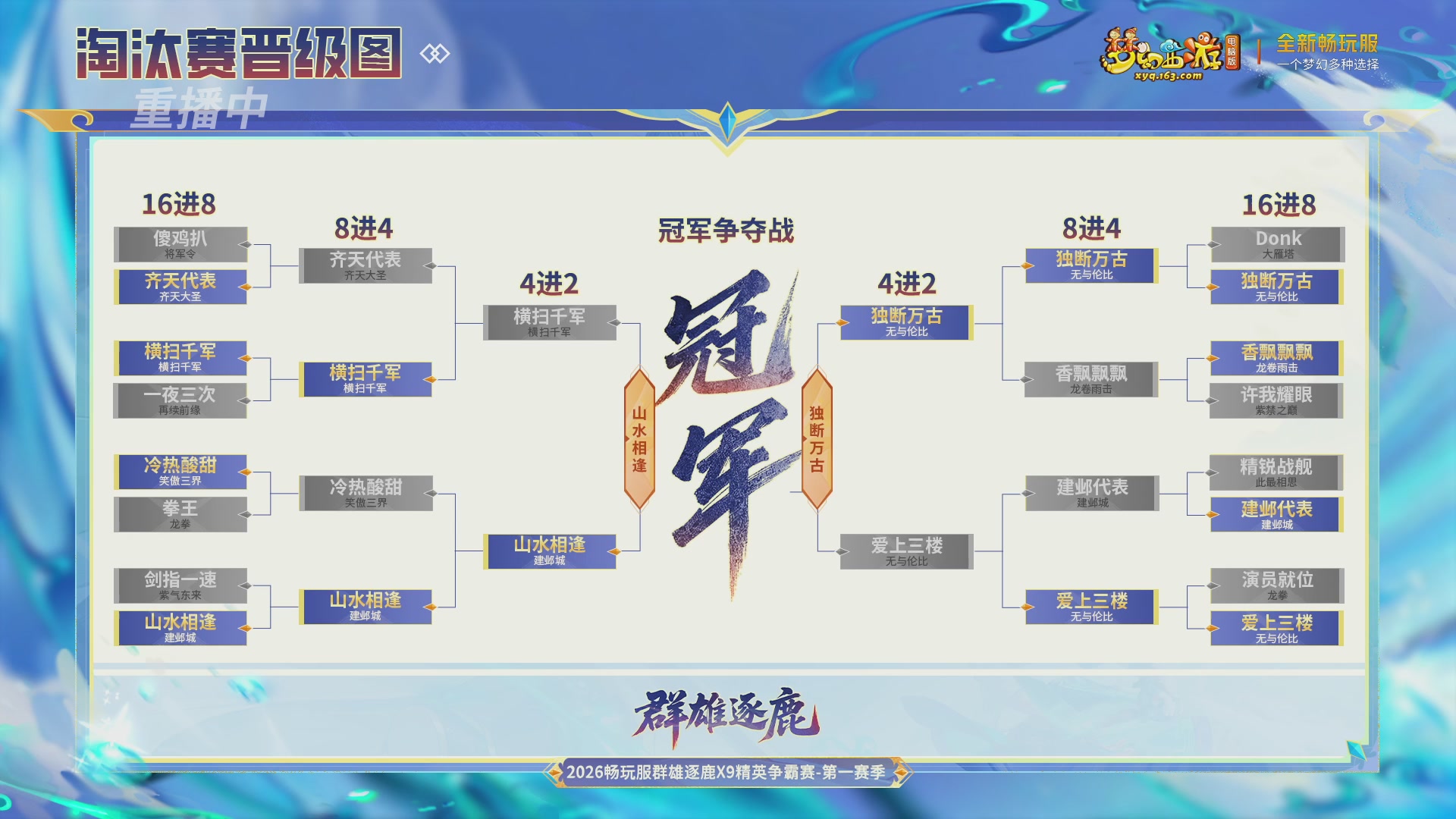 【重播】2026畅玩服群雄逐鹿第一赛季-决赛