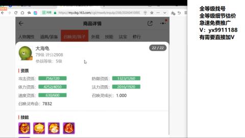 全等级帮找号细节估价