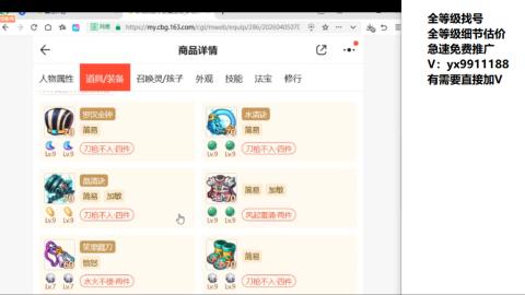 全等级帮找号细节估价