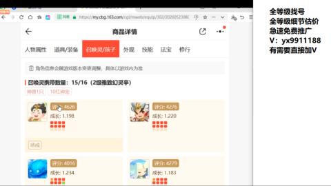 全等级帮找号细节估价