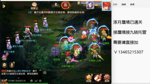 接九转蜃境托管~