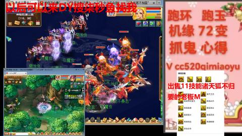 全服接 跑环 跑玉 机缘 72变 抓鬼