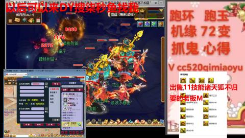 全服接 跑环 跑玉 机缘 72变 抓鬼