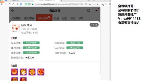 全等级帮找号细节估价