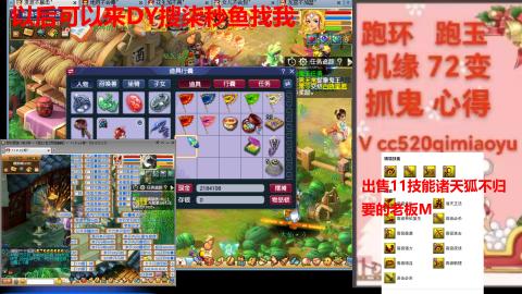 全服接 跑环 跑玉 机缘 72变 抓鬼