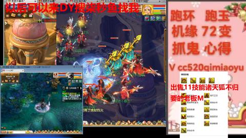 全服接 跑环 跑玉 机缘 72变 抓鬼