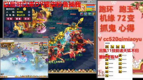 全服接 跑环 跑玉 机缘 72变 抓鬼
