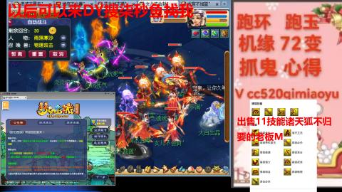 全服接 跑环 跑玉 机缘 72变 抓鬼