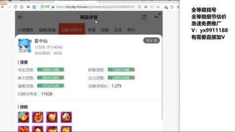 全等级帮找号细节估价