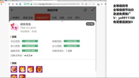 全等级帮找号细节估价