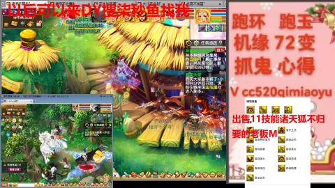 全服接 跑环 跑玉 机缘 72变 抓鬼
