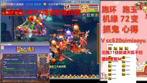 全服接 跑环 跑玉 机缘 72变 抓鬼
