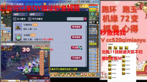 全服接 跑环 跑玉 机缘 72变 抓鬼