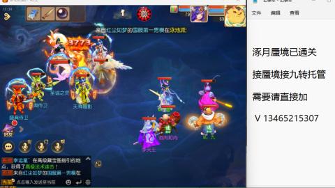 接九转蜃境托管~