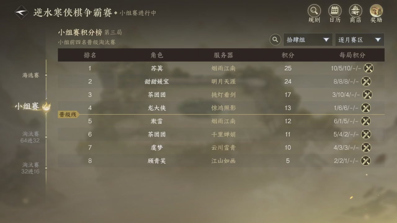 【重播】逆水寒侠棋争霸赛S2