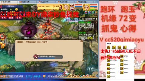 全服接 跑环 跑玉 机缘 72变 抓鬼