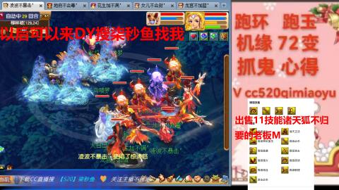 全服接 跑环 跑玉 机缘 72变 抓鬼
