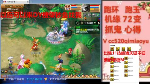 全服接 跑环 跑玉 机缘 72变 抓鬼