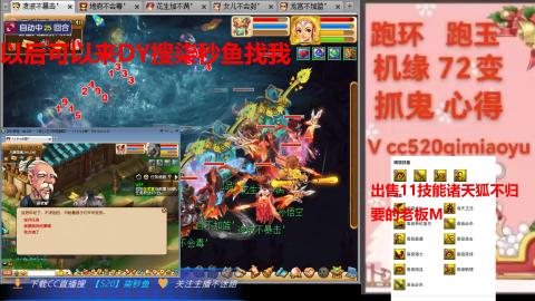 全服接 跑环 跑玉 机缘 72变 抓鬼