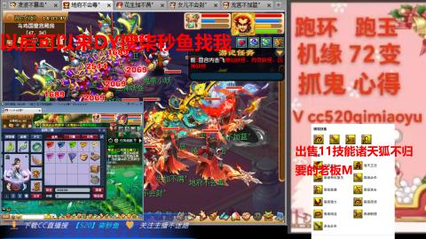 全服接 跑环 跑玉 机缘 72变 抓鬼