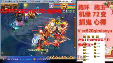 全服接 跑环 跑玉 机缘 72变 抓鬼