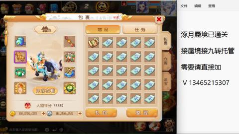 接九转蜃境托管~