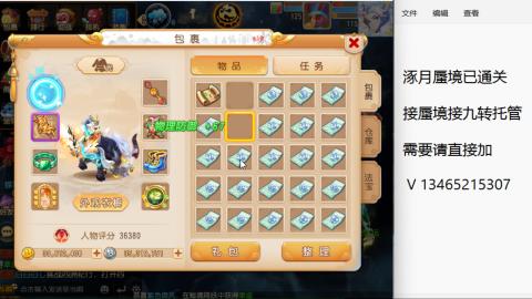 接九转蜃境托管~