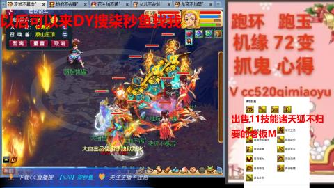 全服接 跑环 跑玉 机缘 72变 抓鬼