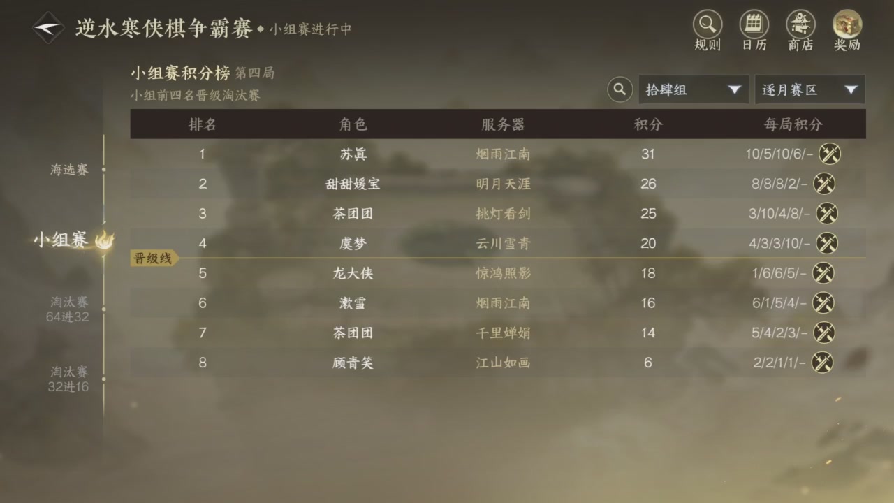 【重播】逆水寒侠棋争霸赛S2