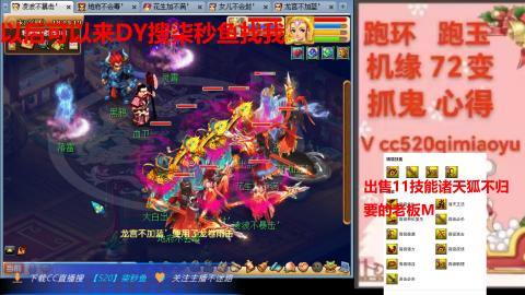 全服接 跑环 跑玉 机缘 72变 抓鬼