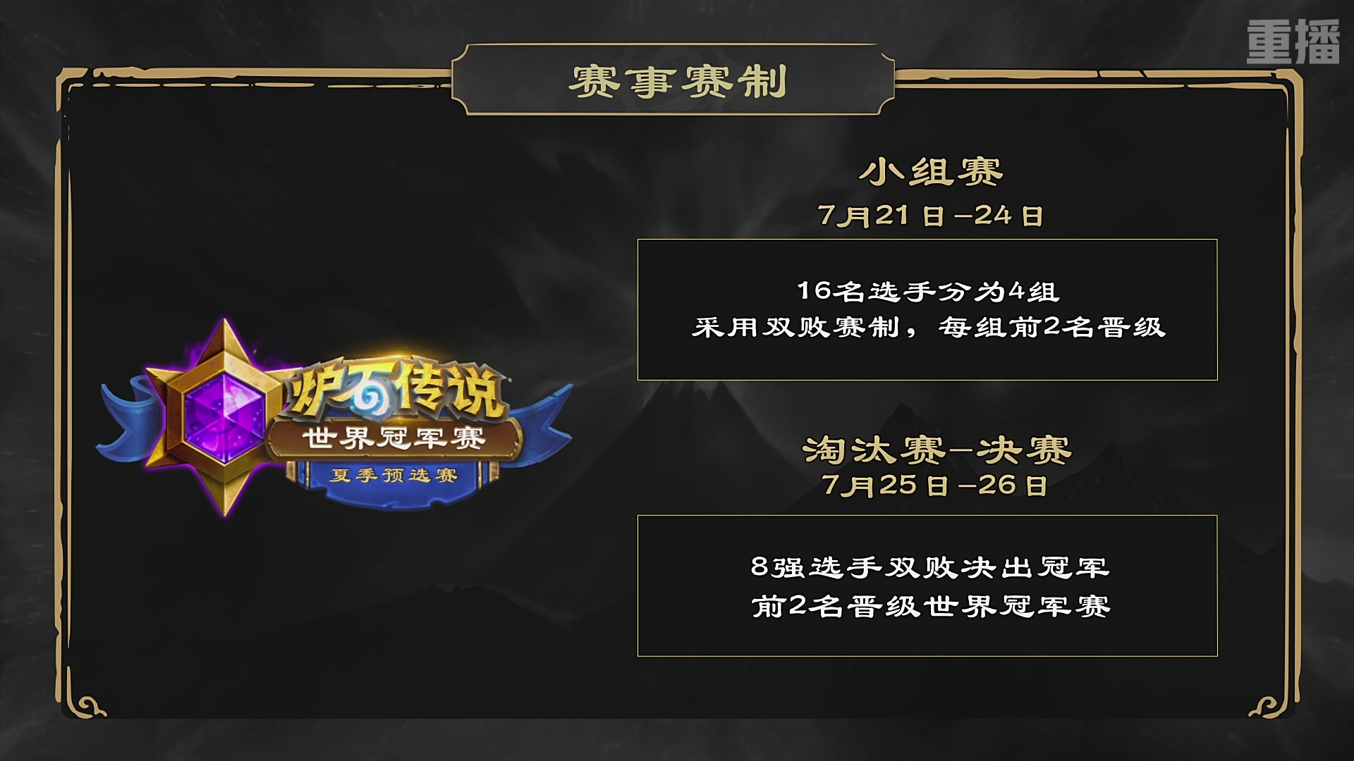 【重播】2026炉石传说夏季预选赛Day2