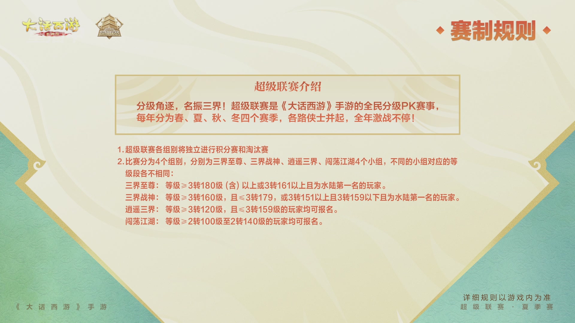 2026超级联赛夏季赛