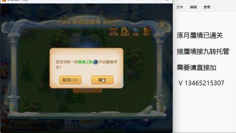 接九转蜃境托管~