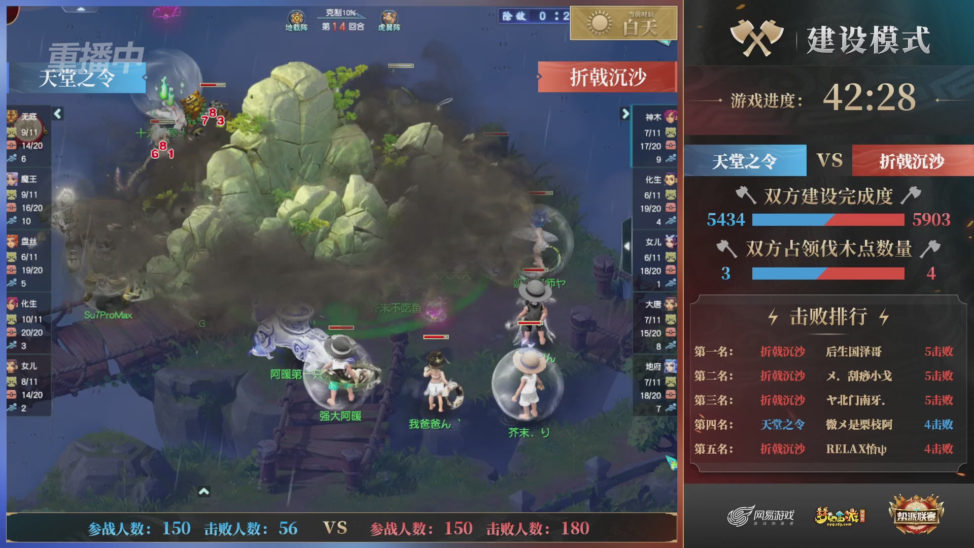 【重播】第43联帮派联赛总决赛-建设模式