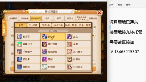 接九转蜃境托管~