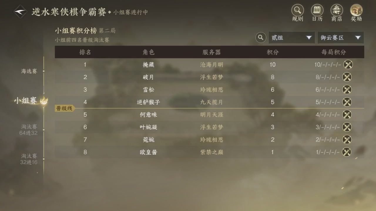 【重播】逆水寒侠棋争霸赛S2