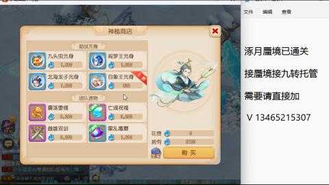 接九转蜃境托管~