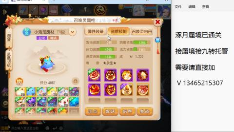 接九转蜃境托管~