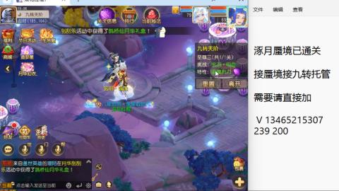 接九转蜃境托管~