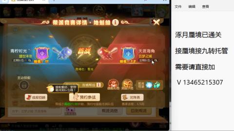 接九转蜃境托管~