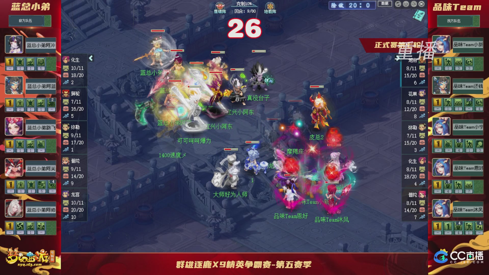 【重播】群雄逐鹿X9精英争霸赛-第五赛季正式赛