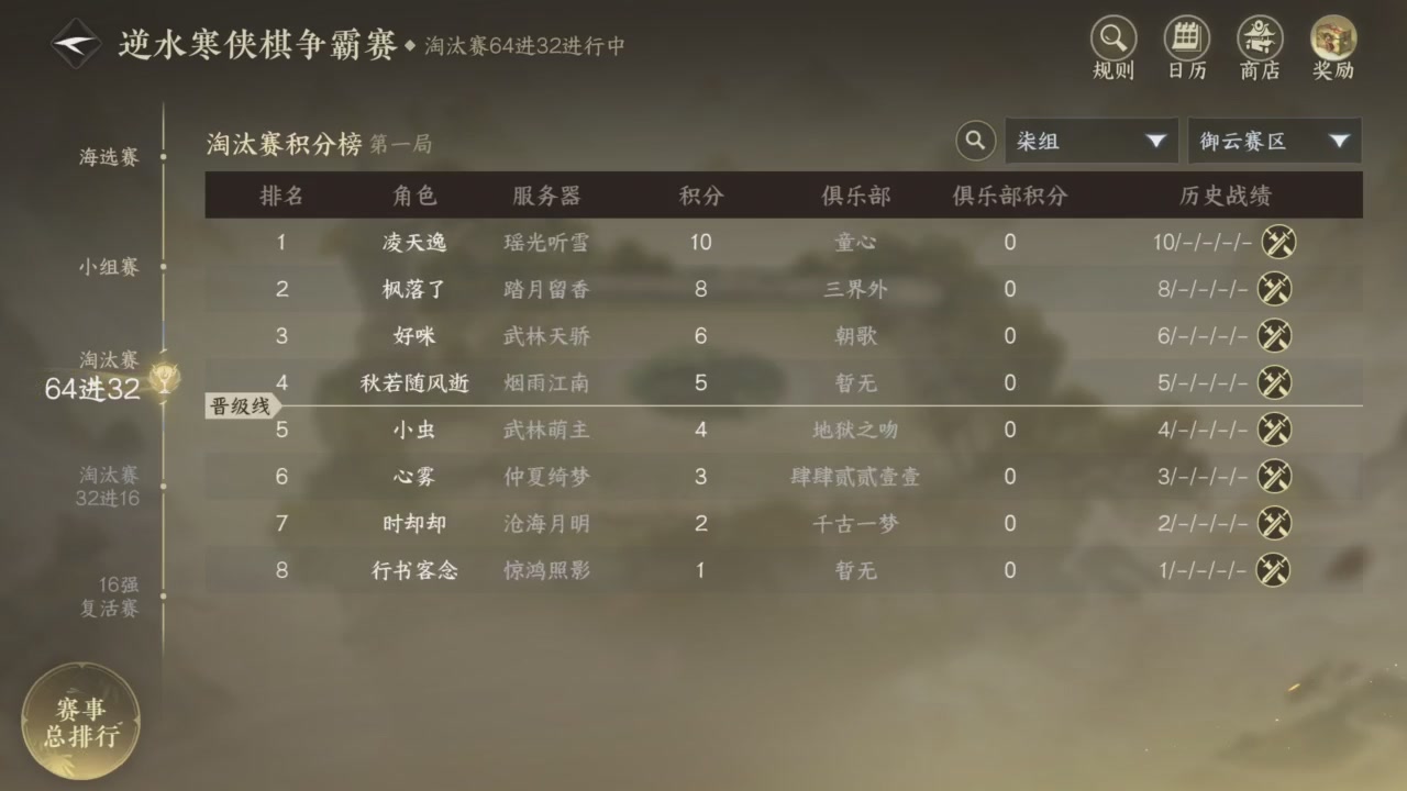 【重播】逆水寒侠棋争霸赛S2