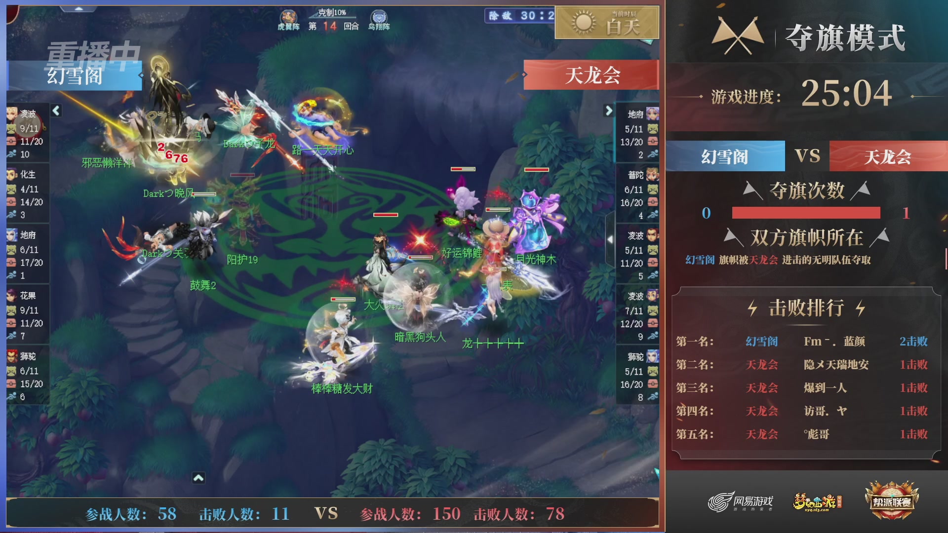 【重播】第44联帮派联赛总决赛-夺旗模式
