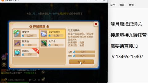 接九转蜃境托管~