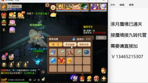 接九转蜃境托管~