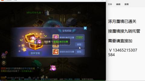 接九转蜃境托管~
